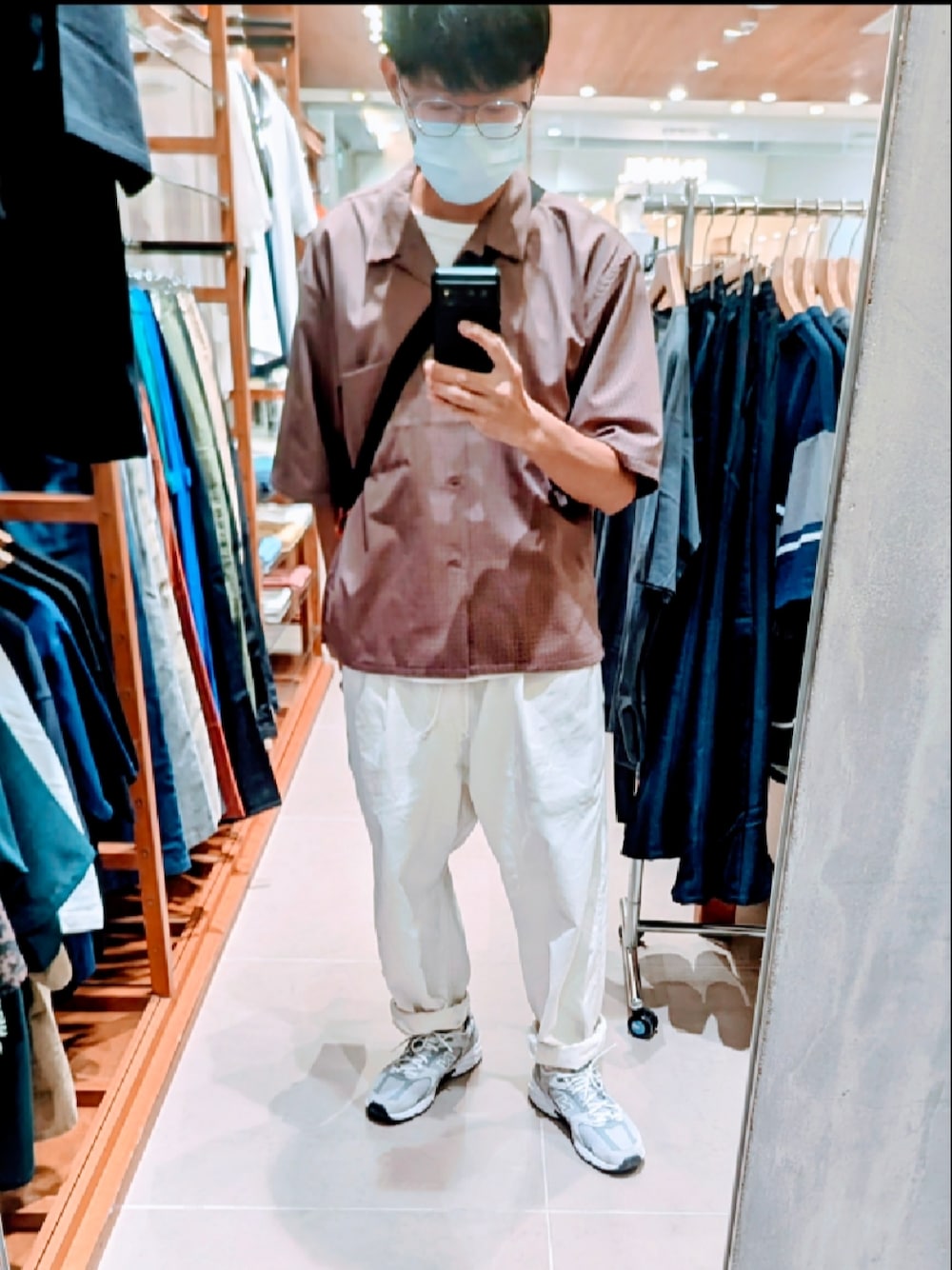 CAHLUMN ベージュ チノパン CAHLUMN チノパン CAHLUMN/カウラム Magazine Pocket Chino Pant