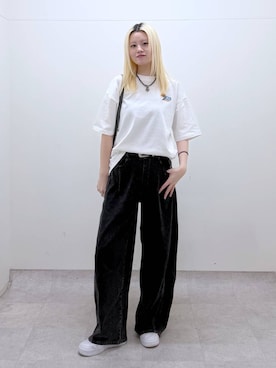 「PBLIM（ページボーイリム）のアイテム」を使った、yuinaさん（レディース・168cm）の春コーディネート