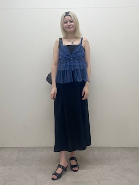「PAGEBOY」｜「アイテム（アクセサリー）」を使った、yuinaさん（レディース・167cm）の夏コーディネート
