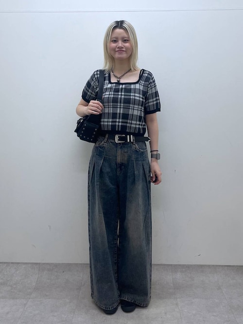 ほっしー様オーダーページ PAGEBOY（ページボーイ）の「ダメージフルZIPニットプルオーバー
