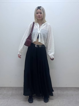 「アイテム（スカート）」を使った、yuinaさん（レディース・167cm・20代）の夏コーディネート