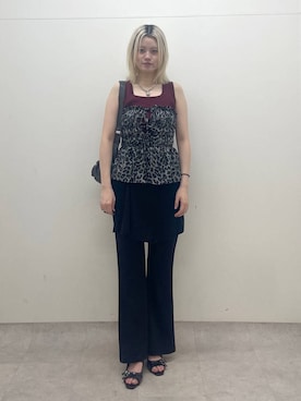 「アイテム（キャミソール、その他）」を使った、yuinaさん（レディース・167cm）の夏コーディネート