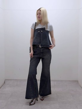 「PAGEBOY（ページボーイ）のアイテム（サンダル）」を使った、yuinaさん（レディース・168cm）の夏コーディネート