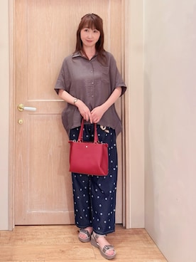 「アイテム（サンダル）」を使った、ᴀᴋɪ ꕤ୭さん（レディース・167cm）の夏コーディネート