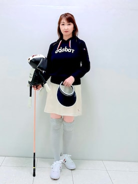 「アイテム（サンバイザー）」を使った、ᴀᴋɪ ꕤ୭さん（レディース・167cm）の秋コーディネート