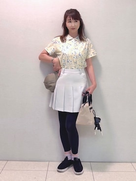 「adabat（アダバット）のアイテム」を使った、ᴀᴋɪ ꕤ୭さん（レディース・167cm）の夏コーディネート