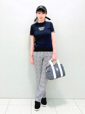 「adabat（アダバット）のアイテム」を使った、ᴀᴋɪ ꕤ୭さん（レディース・167cm）の春コーディネート