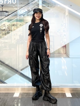 「厚底」｜ほのさん（レディース・164cm）の秋コーディネート