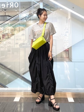 「アイテム（サンダル）」を使った、ほのさん（レディース・164cm・20代）の夏コーディネート