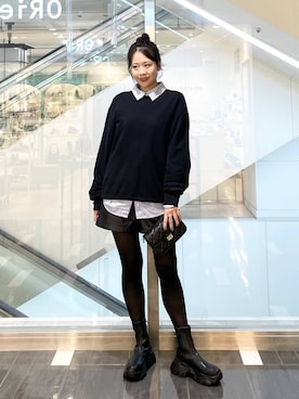 「厚底」｜ほのさん（レディース・164cm）の秋コーディネート