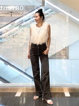 「アイテム（サンダル）」を使った、ほのさん（レディース・164cm・20代）の夏コーディネート