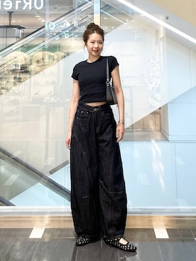 「ORiental TRaffic（オリエンタルトラフィック）のアイテム」を使った、ほのさん（レディース・164cm）の春コーディネート