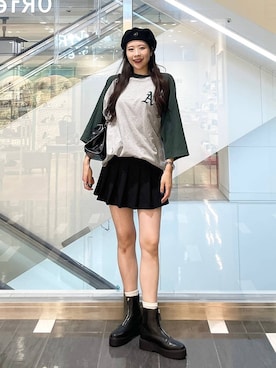 「厚底」｜ほのさん（レディース・164cm）の秋コーディネート