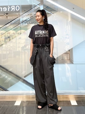 「アイテム（サンダル）」を使った、ほのさん（レディース・164cm・20代）の春コーディネート