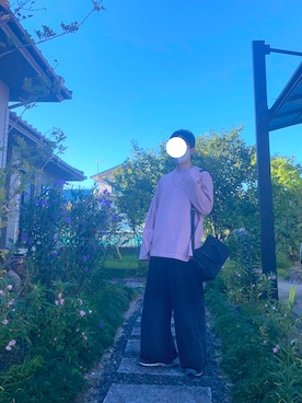 「アイテム（ハンドバッグ）」を使った、ayumu/あゆむさん（メンズ・167cm）の秋コーディネート