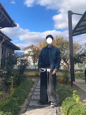 「NIKE」｜「アイテム（ジャケット/アウター）」を使った、ayumu/あゆむさん（メンズ・167cm）の冬コーディネート