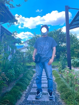 「ADRER」｜ayumu/あゆむさん（メンズ・167cm）の夏コーディネート