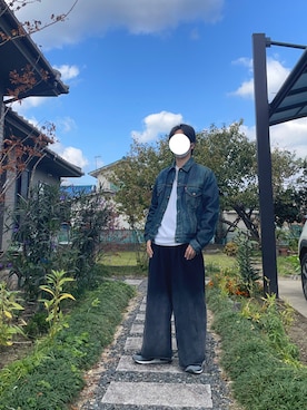 「アイテム（イヤリング）」を使った、ayumu/あゆむさん（メンズ・167cm）の秋コーディネート