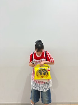 「アイテム（レッグウェア）」を使った、ayuuumiiiiiiさん（骨格ウェーブ・レディース・148cm）の夏コーディネート