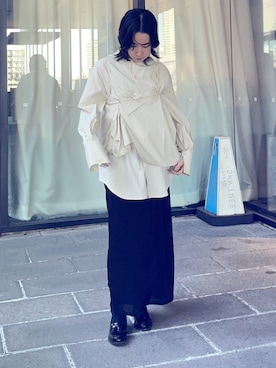 松澤乃友里さん（レディース・149cm）の冬コーディネート