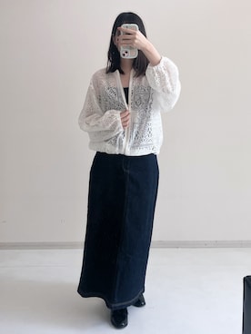 「スタッフ」｜sakuさん（レディース・159cm）の春コーディネート