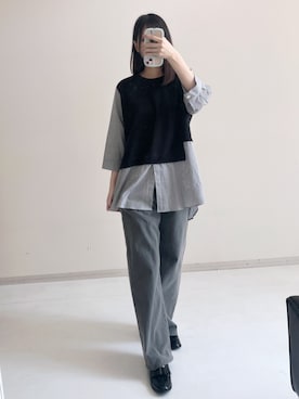 「スタッフ」｜sakuさん（レディース・159cm）の春コーディネート