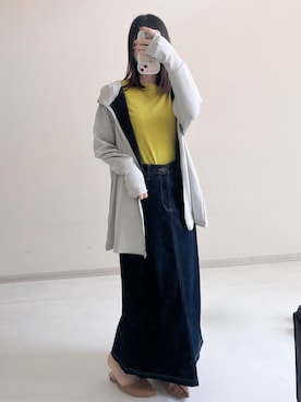 「スタッフ」｜sakuさん（レディース・159cm）の春コーディネート