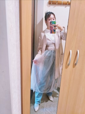 「アイテム（ワンピース/ドレス）」を使った、tarさん（レディース・164cm・40代）の秋コーディネート