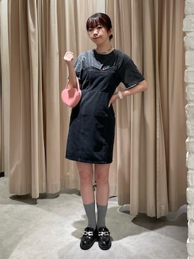 「FREE'S MART（フリーズマート）のアイテム（ワンピース/ドレス）」を使った、otloamcさん（レディース・172cm）の春コーディネート