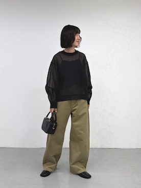 「URBAN RESEARCH（アーバンリサーチ）のアイテム（ショルダーバッグ）」を使った、yuunaさん（レディース・159cm）の秋コーディネート