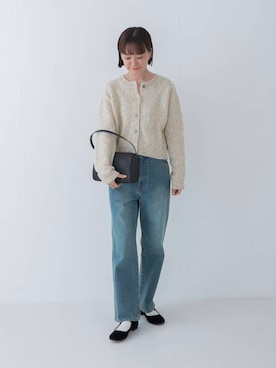 「URBAN RESEARCH（アーバンリサーチ）のアイテム（デニムパンツ）」を使った、yuunaさん（レディース・159cm）の秋コーディネート