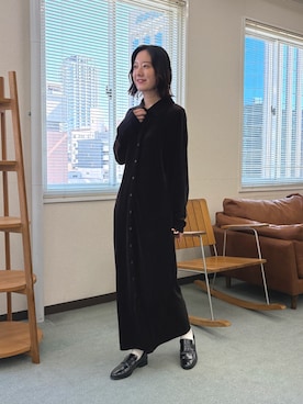 「URBAN RESEARCH（アーバンリサーチ）のアイテム（ワンピース/ドレス）」を使った、yuunaさん（レディース・159cm）の秋コーディネート