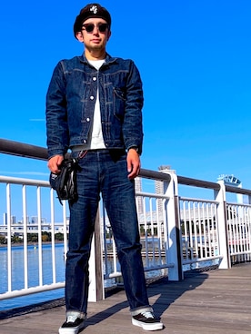 「アイテム（ジャケット/アウター）」を使った、Ima…yarnさん（メンズ・173cm）の秋コーディネート