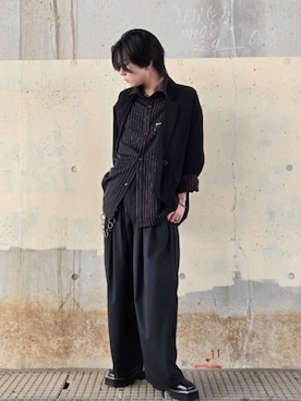 「ADRER（アドラー）のアイテム（リング）」を使った、kos0509さん（メンズ・178cm）の春コーディネート