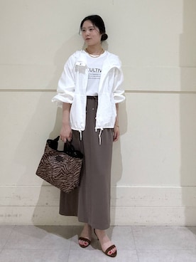 「BARNYARDSTORM（バンヤードストーム）のアイテム（トップス）」を使った、hitomiさん（レディース・160cm）の春コーディネート