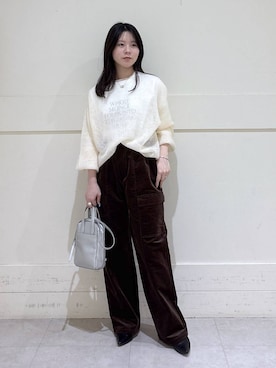 「Beau're（ヴュレ）のアイテム」を使った、hitomiさん（レディース・160cm）の冬コーディネート