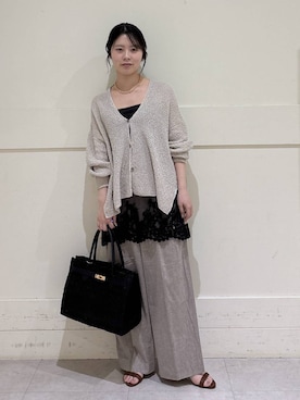 「COTTO（コトゥー）のアイテム」を使った、hitomiさん（レディース・160cm）の春コーディネート