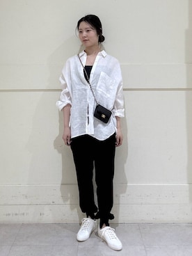 「BARNYARDSTORM（バンヤードストーム）のアイテム」を使った、hitomiさん（レディース・160cm）の春コーディネート