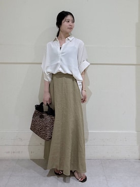 「BARNYARDSTORM（バンヤードストーム）のアイテム（トップス）」を使った、hitomiさん（レディース・160cm）の春コーディネート