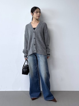 「アイテム（チョーカー）」を使った、hitomiさん（レディース・160cm）の秋コーディネート