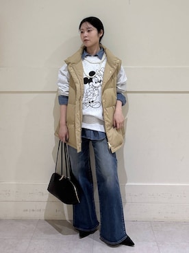 「BARNYARDSTORM（バンヤードストーム）のアイテム」を使った、hitomiさん（レディース・160cm）の秋コーディネート