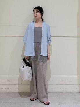 「BARNYARDSTORM（バンヤードストーム）のアイテム（バッグ）」を使った、hitomiさん（レディース・160cm）の春コーディネート