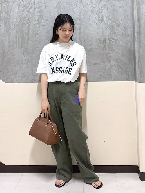 tシャツ BARNYARDSTORM / ヴィンテージカレッジBIGTシャツ「吸水速乾・JAPAN FABRIC」 レディース BARNYARDSTORM / ヴィンテージカレッジBIGTシャツ【吸水速乾