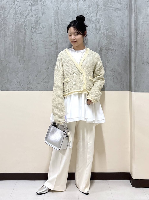 セール】BARNYARDSTORM / ツイードライクニットジャケット セレモニー