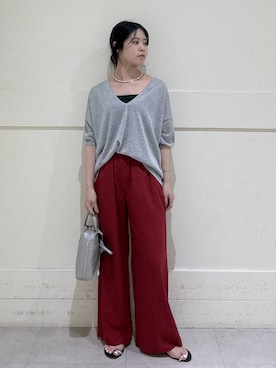 「Beau're（ヴュレ）のアイテム」を使った、hitomiさん（レディース・160cm）の春コーディネート