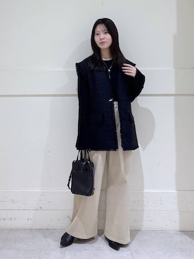 「Beau're（ヴュレ）のアイテム」を使った、hitomiさん（レディース・160cm）の冬コーディネート