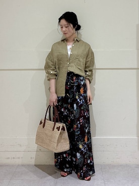 「COTTO（コトゥー）のアイテム」を使った、hitomiさん（レディース・160cm）の春コーディネート