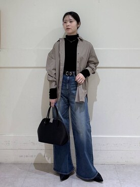 「BARNYARDSTORM（バンヤードストーム）のアイテム」を使った、hitomiさん（レディース・160cm）の秋コーディネート