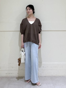 「Beau're（ヴュレ）のアイテム」を使った、hitomiさん（レディース・160cm）の春コーディネート