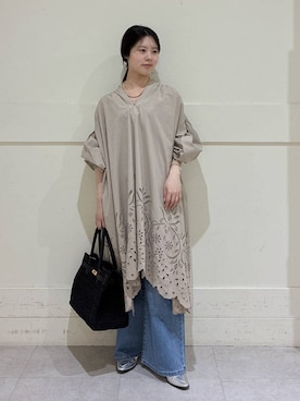 「COTTO（コトゥー）のアイテム」を使った、hitomiさん（レディース・160cm）の春コーディネート